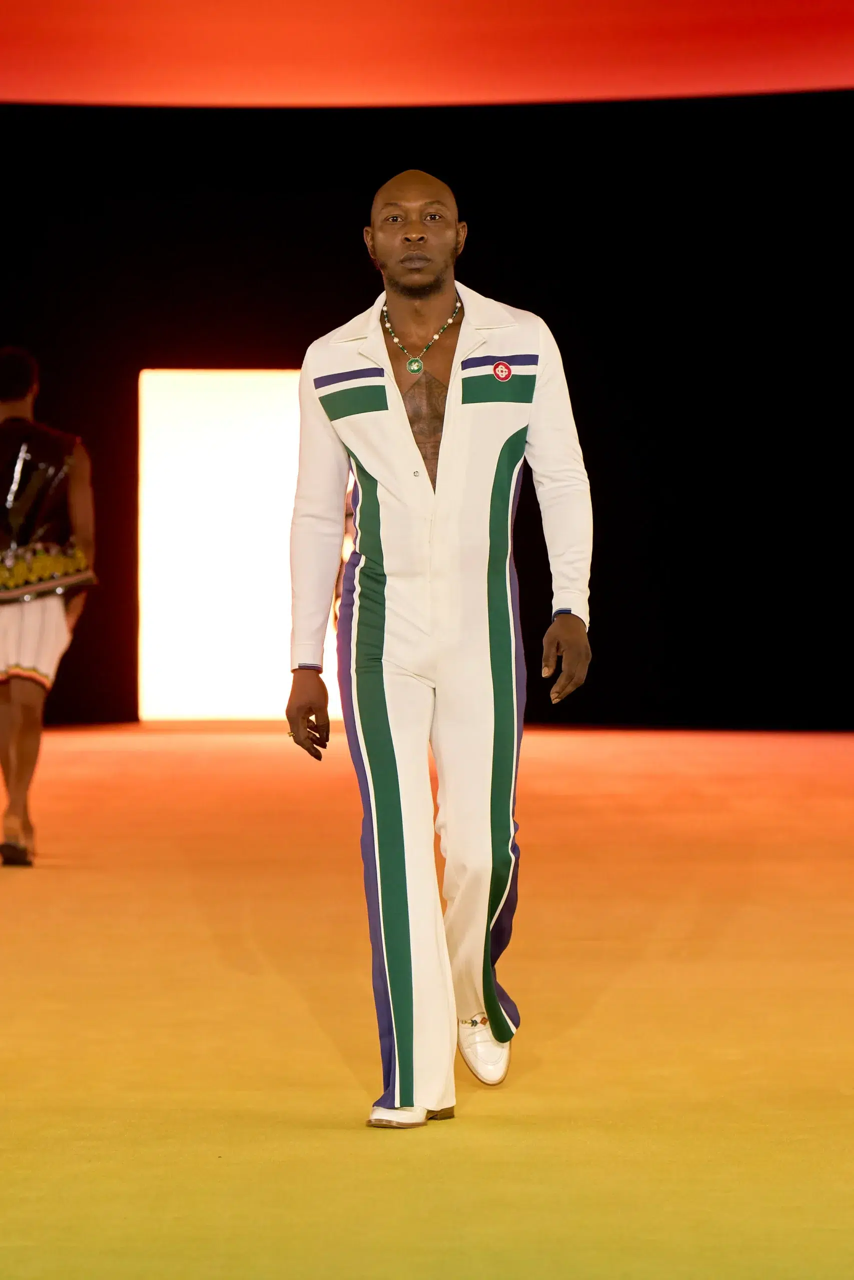 Seun Kuti for casablanca SS24 - gorunway